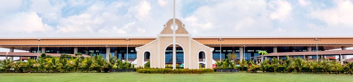 Exterior of Manohar International Airport, Goa